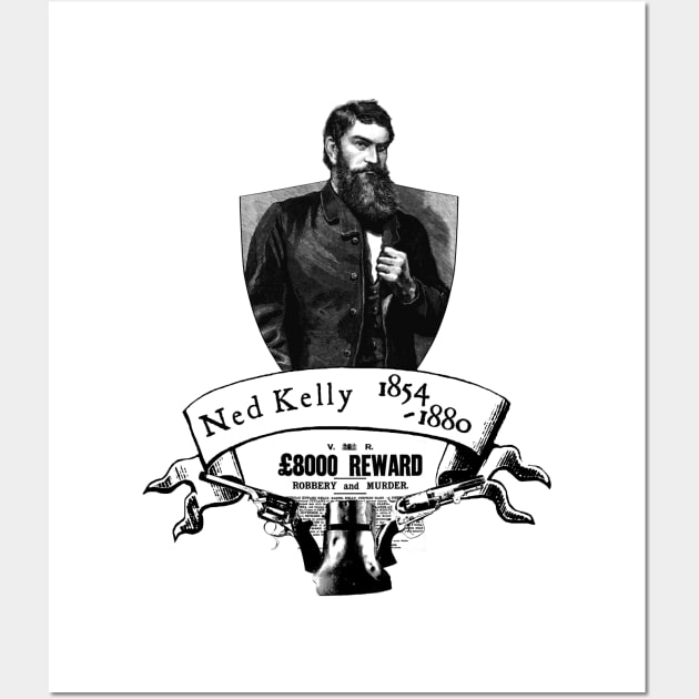 Ned Kelly Outlaw Wall Art by Australian_Bushranging